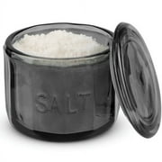 Kook Glass Salt Cellar, 10 Oz, Black