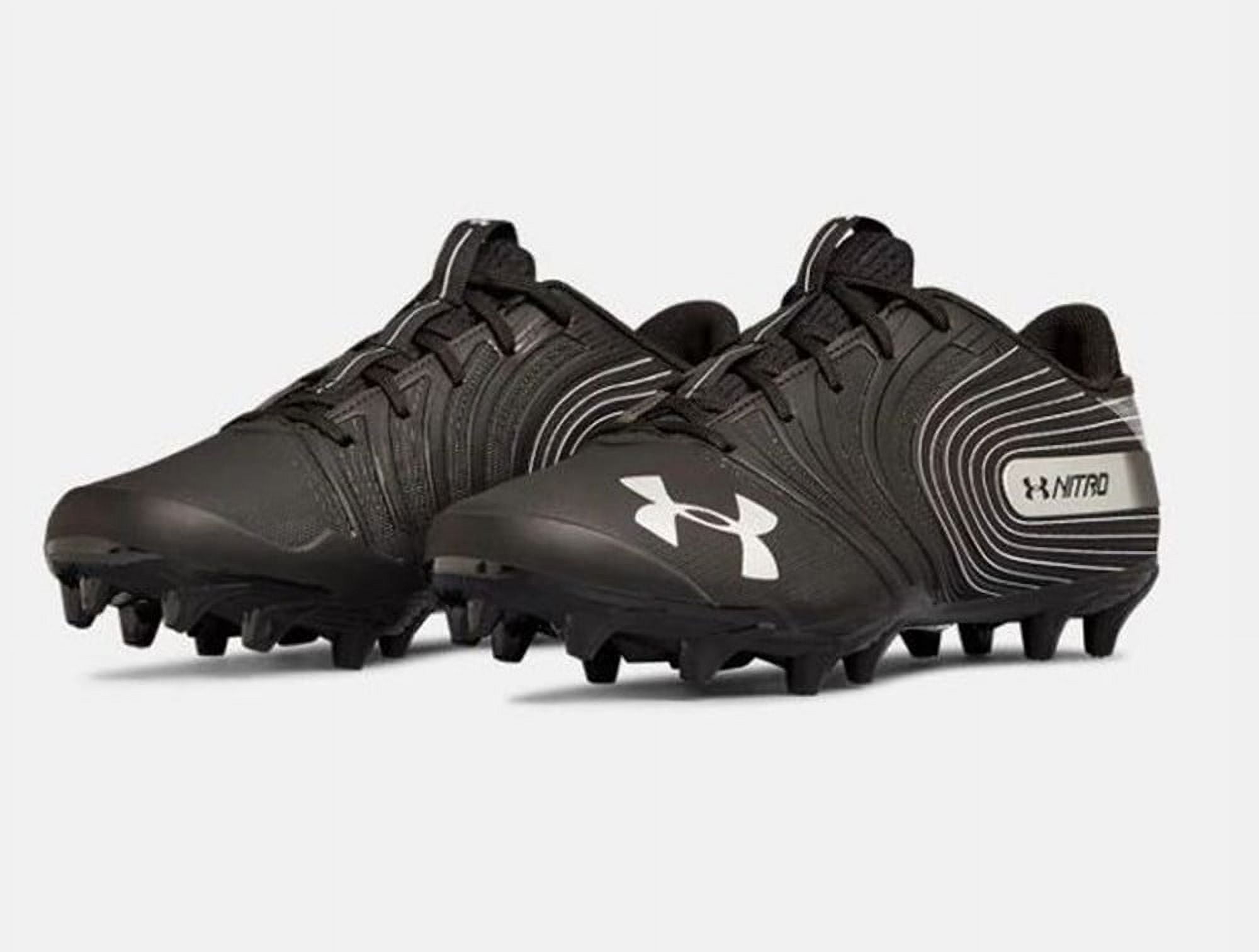 NEW Mens Under Armour Nitro Low MC Football Cleats Black NEW Mens Under Armour Nitro Low MC Football Cleats Black