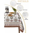thumbnail image 3 of Retro Southwest, Tablecloth Rectangle Table Cloth 60x84, Waterproof Tablecloth Outdoor Table Cloth, Geometric Abstract Bohemia Native Tribal Washable Table Cover for Kitchen Dinning Party, 3 of 8