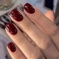 thumbnail image 3 of Pure Color Wear Nail Pure Desire Style Nail Sticker Finished Product Temperament Detachable, 3 of 5