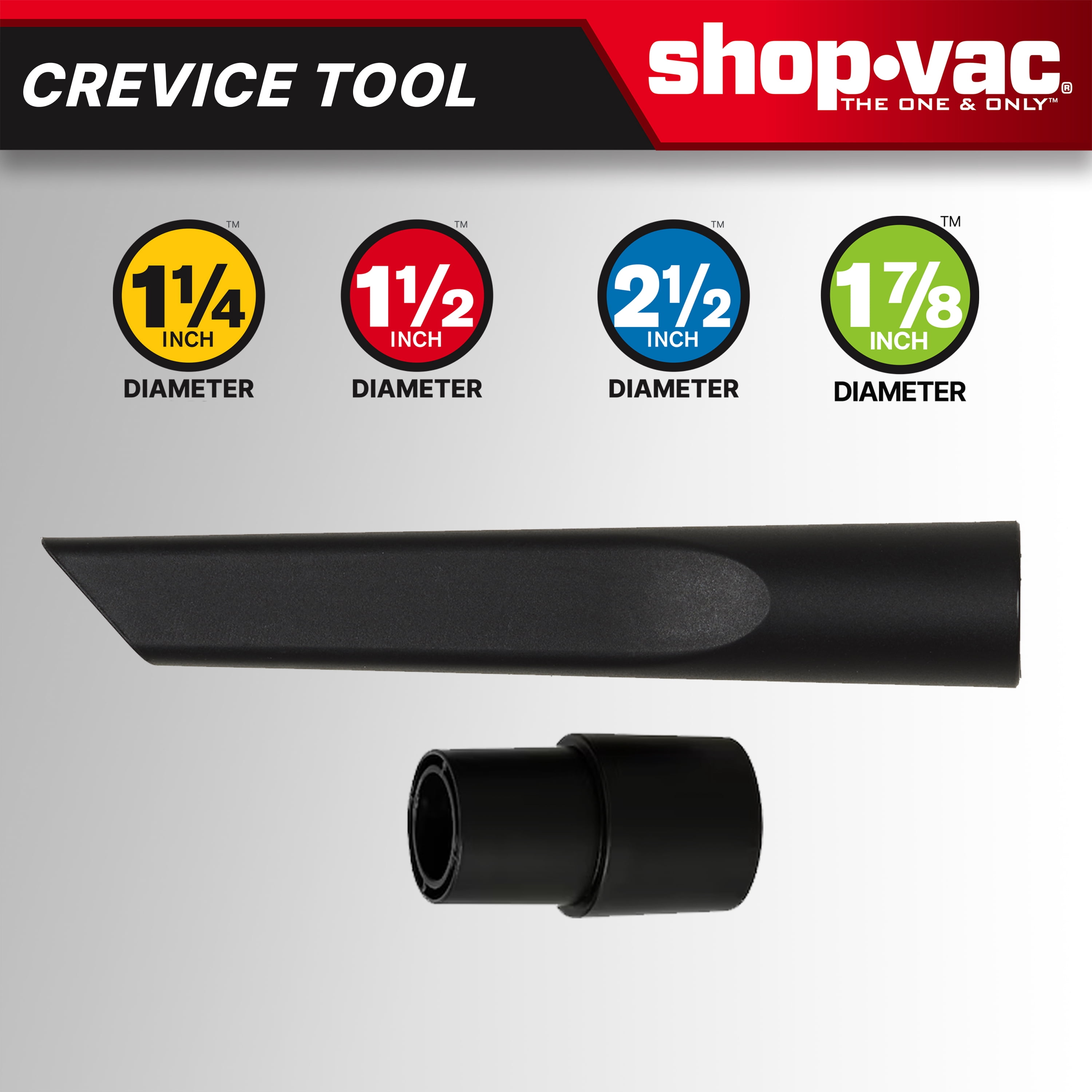 Shop-Vac Universal 1-7/8" Crevice Tool (w/Adapter)