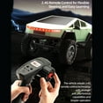 thumbnail image 6 of Cybertruck RC Pickup Truck, Futuristic Style Off-Road Remote Control Car 4WD Climbing Vehicle with Two-Speed Gearbox, 2.4G Rock Crawler Car 100m Range - C8818 2/Battery, 6 of 9