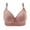 Pink, variant on CFLVAEK Womens Larger Size Bras Comfortable Wireless Push Everyday Bra Breathable Full Coverage Bralettes for Big Breast Khaki XXXXL
