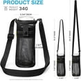 thumbnail image 3 of Mesh Water Bottle Bag with Strap, Lightweight Water Bottle Carrier Holder with Adjustable Shoulder Strap for Women Men Kids, 3 of 6