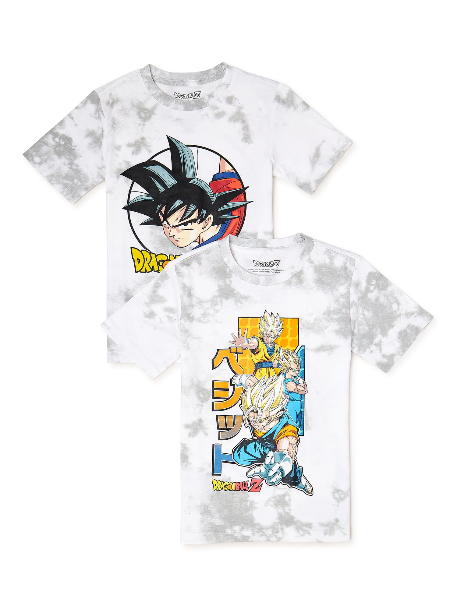 tie dye dragon ball z shirt