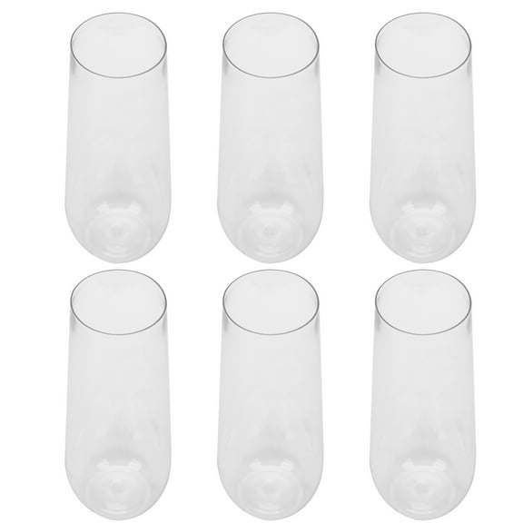 6Pcs Clear Glasses Clear Cocktail Cup Clear Glass Beer Mug Glass Cups for Cocktail Water