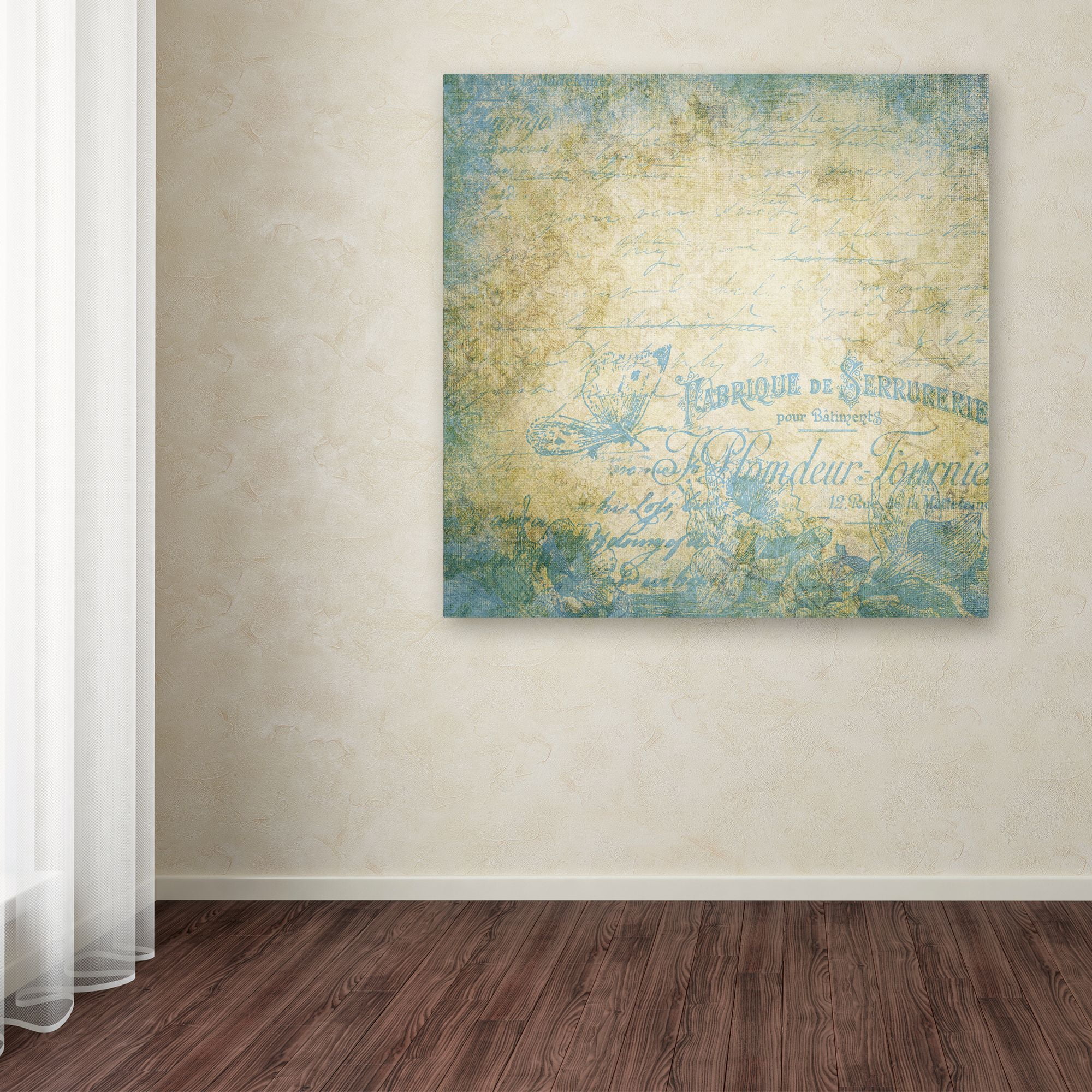Trademark Fine Art 'French Blues' Canvas Art by Marcee Duggar