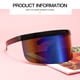 thumbnail image 3 of Máscara de media cara Gafas de protección solar Gafas de sol de espejo grande Gafas de sol de media Eccomum 03, 3 of 7
