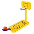 thumbnail image 3 of STARTIST Desktop Basketball Toy Portable Foldable Table Game for Office Kids Children Yellow, 3 of 9