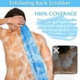 thumbnail image 4 of Exfoliating Shower Bath Gloves Back Scrubber Set for Body, Face, Shower, Bath, Scrub and Exfoliator (Pink), 4 of 7