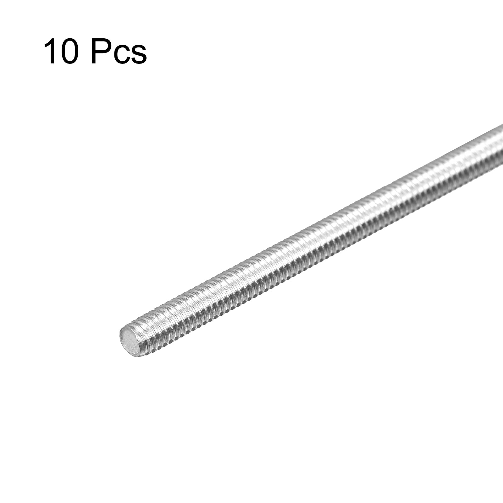 Fully Threaded Rod M4 x 500mm 0.7mm Pitch 304 Stainless Steel Right Hand 10pcs