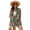 Tropical Leaf Hibiscus Flower, variant on FKEKYI Tropical Leaf Hibiscus Flower Print Women's Short Set 2 Piece Summer Outfits Open Front Shirt Top & Shorts with Elastic Waist Beachwear Causal Lounge Set Resort Wear, M