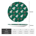 thumbnail image 2 of Easygdp Gingerbread Snowman Cookies Bone China Decorative Plate Ceramic Dinner Plates Art Crafts with Display Stand-6in, 2 of 6