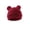 Blood Red, variant on Toddler Stretchy Hat Toddler Seamless Cap Toddler Boneless Hat Girls' Thin Summer Bonnet Baby Hat Bear Ears Caps Baby Boy Girl Toddler Hats Caps For 0-6 Months