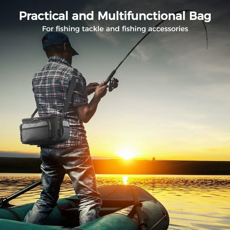 Fishing Tackle Bags, Lightweight Outdoor Fishing Tool, Fishing Bags for  Baits & Lures, Bag for Fishing Hiking Hunting Camping