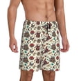 thumbnail image 2 of Fotbe Insects A Pajama Shorts for Men, Men's Pajama Bottoms, Sleepwear,Short Pajama Pants-Medium, 2 of 9