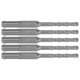 thumbnail image 2 of 5Pcs Rotary Hammer Drill Bit Cemented Carbide Tip Spiral 2 Flutes Impact Drill Bit for Brick Stone 110mm 6mm/0.24in Open Diameter, 2 of 5