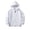White, variant on Kids Solid Full Zip Up Hooded Sweatshirt, Plain Blank Long Sleeve Hoodie Jacket With Side Pockets, Casual Basic Outerwear for Boys Girls White 18-24 months