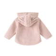 thumbnail image 3 of Vedolay Girls Fall Jackets Girls Sequin Jacket Zipper Lightweight Flight Party Long Sleeve Jacket,Pink 12-18 Months, 3 of 4
