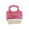 thumbnail image 4 of MIFORINES Bolso de mano con asa superior en forma de almohada de gelatina de verano para mujer, bolso de cristal transparente de Color caramelo, 4 of 5
