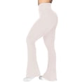 thumbnail image 4 of Flare Leggings, Crossover Yoga Pants with Tummy Control, High-Waisted and Wide Leg, 4 of 13