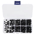 thumbnail image 1 of 110 Pcs Yeux de Poupée Ronds Noirs Multi-Tailles Résine Durable Robuste Jouet Yeux-SHUNJING, 1 of 4