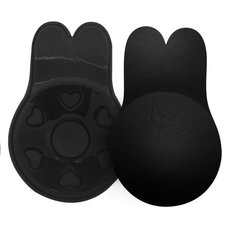 Invisible Strapless Backless Rabbit Bra Reusable Lifting Bra Cups Backless Nipple Cover Adhesive Silicone