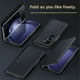 thumbnail image 4 of Para Funda de cuero Funda de cuero para teléfono Pantalla plegable ultrafina Funda de cuero con tapa de cuero liso Funda protectora, 4 of 5