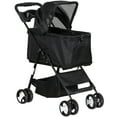 thumbnail image 4 of ZENSTYLE Detachable Pet Stroller 3-in-1 Multifunction Jogger Stroller for Dog and Cat Black, 4 of 6