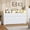 white, variant on 10 Drawer Dresser for Bedroom,65” Wide Chest of Drawers with LED Light and Charging Station, Modern Large TV Stand Cabinet Organizer with Open Shelf for Living Room, Entryway, Hallway,ship in 2 boxes