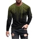 thumbnail image 2 of Blusas y camisas de manga larga con cuello redondo para hombre, blusa informal de manga larga con cuello redondo y estampado., 2 of 5