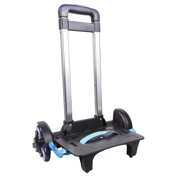 6 Wheels Backpack Trolley Foldable Trolley Cart with Telescopic Handle Luggage Travel Hand Cart for School Bags Backpack