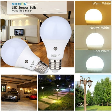 2 Pack E27 Led Auto Light Sensor Bulb Energy Saver Dusk To Dawn 2 Pack E27 Led Auto Light Sensor Bulb Energy Saver Dusk To Dawn Lamp Indoor Outdoor 7w 9w Warm Colour Natural Cool 3000k 4000k 6000k