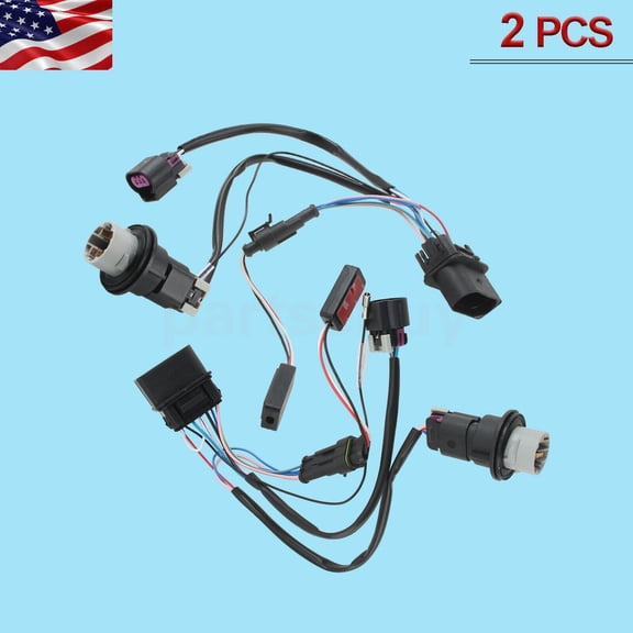 For 2013-2017 2018 Ram 1500 Projector Headlight Lamp Wiring Harness Converter