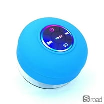 IPX4 Waterproof Bluetooth Speaker With Suction Cup, Portable Wireless Shower Speaker, Hands-Free Calling, 10H Playtime For Bathroom, Pool, Beach, Car​,Blue,One Size