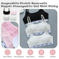 thumbnail image 4 of Teen Girls' Everyday Bra Fit for 10-15 Years for Teens & Big Girls Cotton Breathable Teen Sports Bra Wire Free Push Up with Adjustable Straps, 4 of 6
