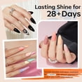 thumbnail image 4 of Modelones 32 PCS Gel Nail Polish Kit, 28 Colors Bubble In The Earth Limited Edition Gel Polish Set with Base Coat, Glossy/Matte/Glitter Top Coat, High Pigment Nano Core 28+ Days Long Lasting Soak Off, 4 of 9