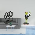 thumbnail image 2 of Servilletero con forma de pata de perro y estatua de rana camarera. Escultura creativa de animal, organizador decorativo para el hogar, cafetería,, 2 of 8
