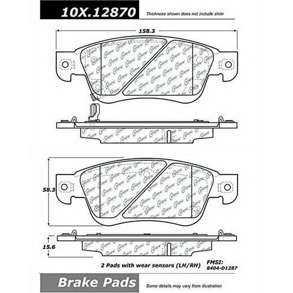 Centric Parts - Ceramic Pads