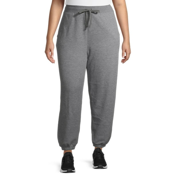 Terra & Sky - Terra & Sky Womens Plus Size Fleece Athleisure Sweatpant ...