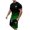 Dark Green, variant on Short Sets for Men Coconut Tree Print Gradient Color T Shirt and Shorts 2 Piece Matching Set Beach Vacation Outfit Set