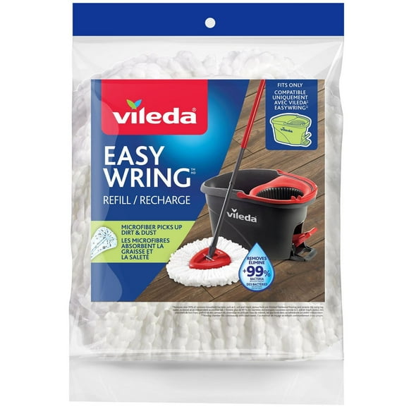 EasyWring Spin Mop Head Replacement, Machine-Washable, Reusable Microfibre Mop Head, 1 Piece
