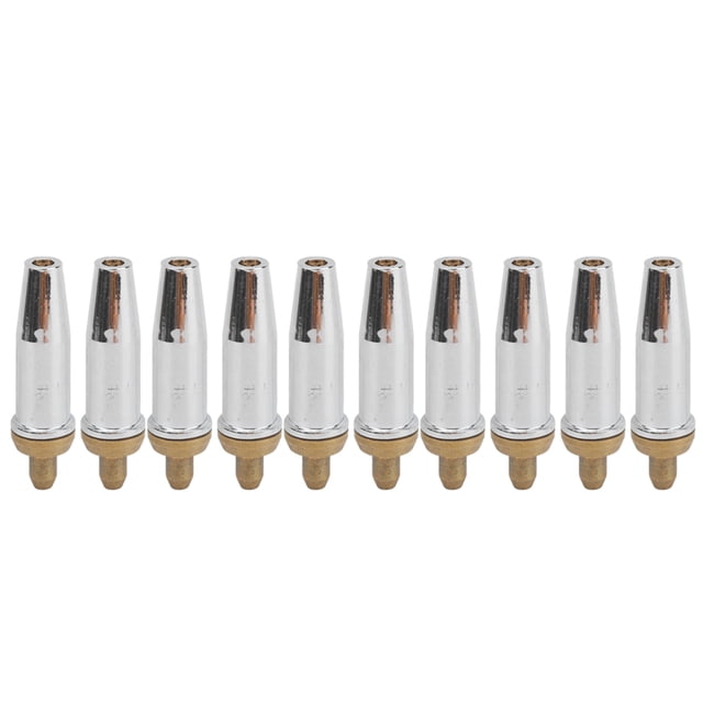10Pcs Gas Cutting Nozzle Tip Propane Acetylene Machine Sleeve Type Gun Head G07‑303#