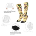 thumbnail image 3 of Pofeuu Beautiful Bright Birds And Flowers Print Stockings, Adult Running Hiking Socks for Youth and Adult, 3 of 6