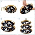 thumbnail image 4 of Halloween apparition Dessert Table Organizer Stand with Plastic Discs and Iron Pillars, 32cm Height, Plates 21cm/24cm/27cm, 4 of 6