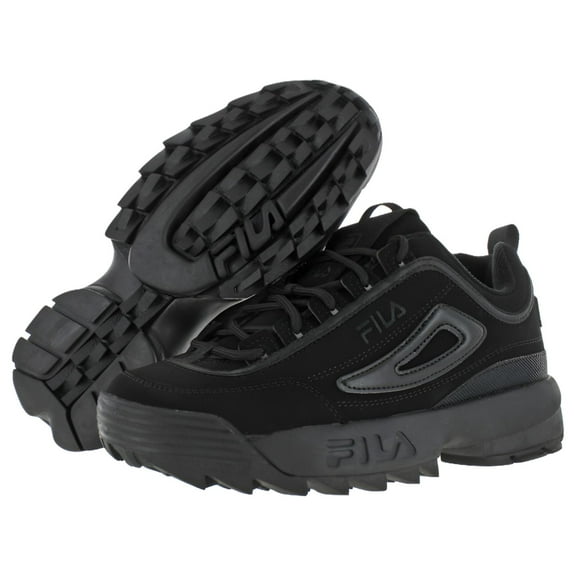 Fila Little Kid/Big Kid Disruptor II Sneaker TRIPLE BLACK