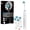 White, variant on 6D Rotating Electric Toothbrush for Adults, 5 Modes, 4 DuPont Soft Bristle Refills, 2-Min Smart Timer, Type-C Charging, IP67 Waterproof (White)
