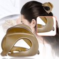 thumbnail image 1 of Pinces à Cheveux à Griffes, Style Rétro, Antidérapantes, Irrégulières, Accessoires pour Dames et Filles, Mode Coréenne, Pince Plate pour Cheveux, 1 of 2