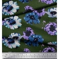 thumbnail image 2 of Soimoi Poly Georgette Fabric Flower Artistic Print Fabric by Yard 52 Inch Wide, 2 of 3
