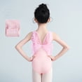 thumbnail image 2 of Baby Girl Romper Comfortable Solid Sleeveless Square Neck Girls Strap Dance Jumpsuit Kids Stage Training Performance Outfit, 2 of 8